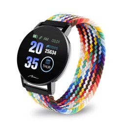 ACTIVEBAND THAITI - Smartband z pomiarem pulsu, ciśnienia i natlenienia krwi, monitorowaniem aktywności & snu, 2 unikalne paski 