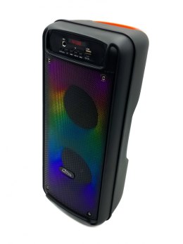 FLAMEBOX UP - Głośnik Bluetooth 5.0 z radiem FM i odtwarzaczem MP3, 600W PMPO, iluminacja typu FLAME