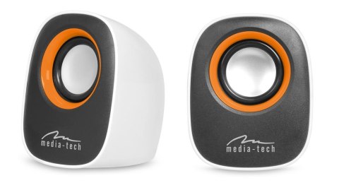 IBO - Głośniki stereofoniczne zasilane z portu USB, RMS 6W, regulacja glośności, białe IBO - Głośniki stereofoniczne zasilane z portu USB, RMS 6W, regulacja glośności, białe