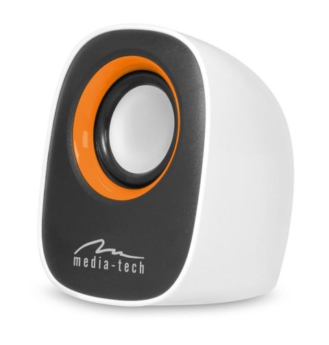 IBO - Głośniki stereofoniczne zasilane z portu USB, RMS 6W, regulacja glośności, białe IBO - Głośniki stereofoniczne zasilane z portu USB, RMS 6W, regulacja glośności, białe