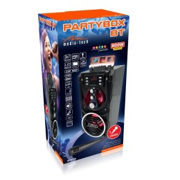 PARTYBOX - Kompaktowy głośnik Bluetooth stereo z wbudowanym wooferem, 800W PMPO, karaoke, FM, MP3. Wbudowany akumultaor LiIon, p