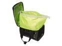 Torba na bagażnik BASIL MILES TARPAULIN TRUNKBAG 7L, Universal Bridge System, 100% wodoodporna black lime (NEW)