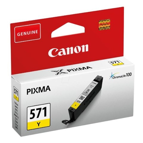 Canon oryginalny ink / tusz CLI-571 Y, 0388C001, yellow, 306s, 7ml, 1szt