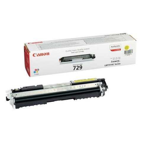 Canon oryginalny toner 729 Y, 4367B002, yellow, 1000s