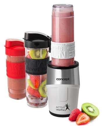 Blender kielichowy Smoothie biały, kubeki miksujący 2x 570 ml 1 x 400 ml SM3380