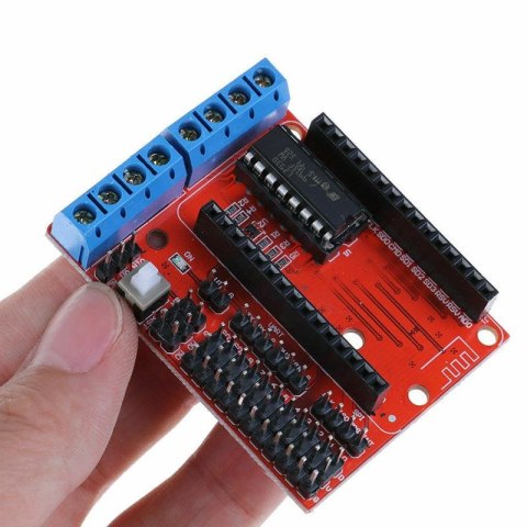 Sterownik silnika L293D dla ESP8266 WiFi ESP12E Lua - czerwony