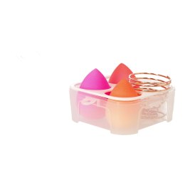 Beauty Blender Box Ombre - Zestaw gąbek do makijażu 3szt.+ stojak na gąbki BLING