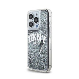 DKNY Liquid Glitter Big Logo - Etui iPhone 13 Pro (czarny)