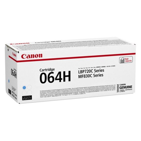 Canon oryginalny toner 064 H C, 4936C001, cyan, 10500s, high capacity