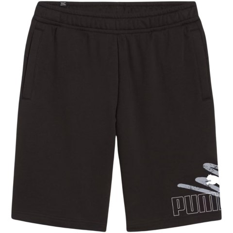 Spodenki męskie Puma ESS+ Logo Lab Graphic Shorts 10 czarne 678989 01