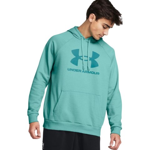 Bluza męska Under Armour Rival Fleece Logo HD morska 1379758 482