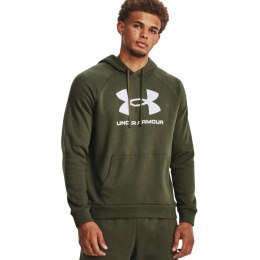 Bluza męska Under Armour Rival Fleece Logo HD oliwkowa 1379758 390