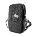 Hello Kitty Quilted Bows Strap - Torebka crossbody na telefon (czarny)