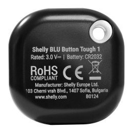 Przycisk aktywacji akcji i scen Shelly BLU Button Tough 1 Bluetooth (czarny)