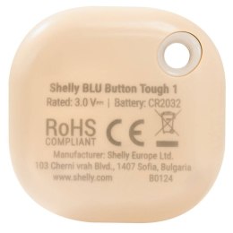 Przycisk aktywacji akcji i scen Shelly BLU Button Tough 1 Bluetooth (mokka)