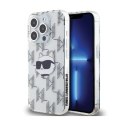 Karl Lagerfeld IML Choupette Head & Monogram - Etui iPhone 15 Pro (przezroczysty)