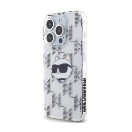 Karl Lagerfeld IML Choupette Head & Monogram - Etui iPhone 15 Pro (przezroczysty)