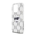 Karl Lagerfeld IML Choupette Head & Monogram - Etui iPhone 15 Pro (przezroczysty)