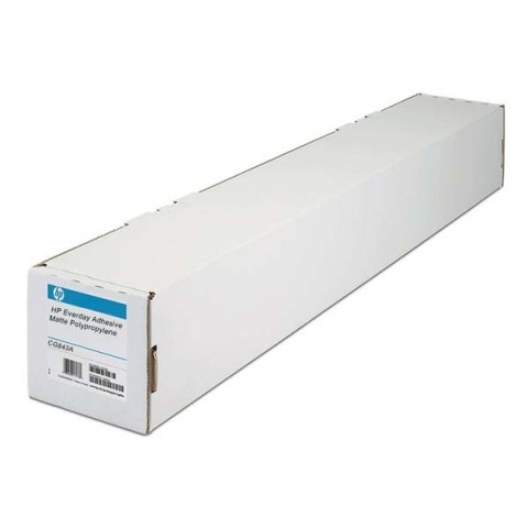 HP 610/22.9/Everyday Adhesive Matte Polypropylene, matowy, 24", 2-pack, C0F18A, 120 g/m2, papier, 610mmx22,9m, biały, do drukare