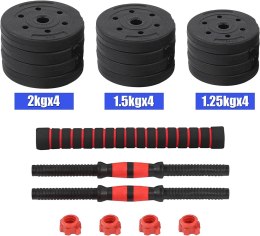 Hantle sztanga 2w1 do ćwiczeń Maximus 2x 10kg