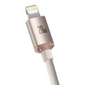 Kabel USB-C do iP Baseus Crystal Shine, 20W, 2m (różowy)