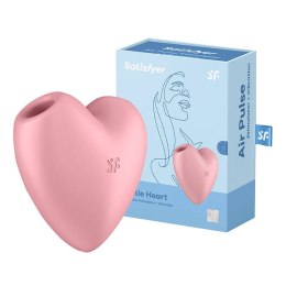 Masażer łechtaczki Satisfyer Cutie Heart Light Red (różowy)