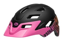 Kask juniorski BELL SIDETRACK INTEGRATED MIPS wavy checks matte pink roz. Uniwersalny (50-57 cm) (NEW).