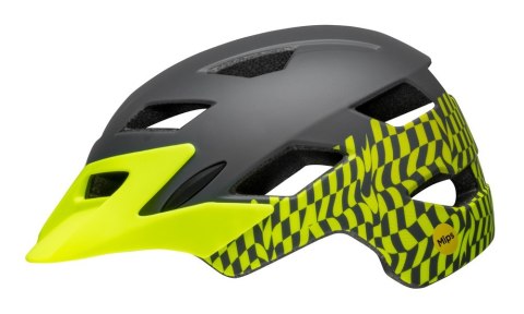 Kask juniorski BELL SIDETRACK INTEGRATED MIPS wavy checks matte retina sear roz. Uniwersalny (50-57 cm) (NEW).