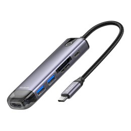 Hub USB-C Mcdodo HU-7420 6w1 (USB-C, HDMI, VGA, USB3.0*2, USB3.0*2, SD, TF)