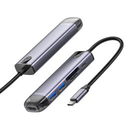 Hub USB-C Mcdodo HU-7420 6w1 (USB-C, HDMI, VGA, USB3.0*2, USB3.0*2, SD, TF)