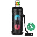 PARTYBOX KEG BT - Kompaktowy głośnik Bluetooth 5.0+EDR, funkcja karaoke. RMS 40W, PMPO1000W, FM, wyśiwietlacz led, podstawka pod