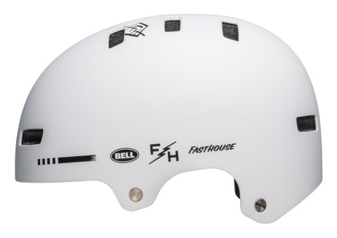 Kask bmx BELL LOCAL matte white fasthouse roz. S (51-55 cm) (NEW).