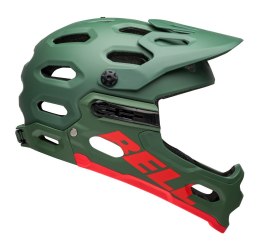 Kask full face BELL SUPER 3R MIPS matte dark green infrared roz. S (52-56 cm) (NEW).