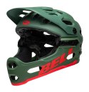 Kask full face BELL SUPER 3R MIPS matte dark green infrared roz. S (52-56 cm) (NEW).