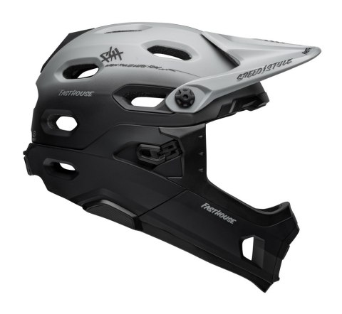 Kask full face BELL SUPER DH MIPS SPHERICAL fasthouse taco tuesday matte gray black roz. S (52-56 cm) (NEW)