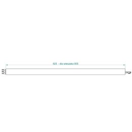 FAMED Rura montażowa 855mm do Lamp SOLIS Akcesoria montażowe do lamp diagnostycznych