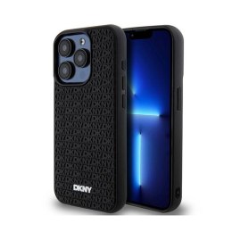 DKNY 3D Rubber Repeat Pattern - Etui iPhone 15 Pro Max (czarny)