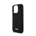 DKNY 3D Rubber Repeat Pattern - Etui iPhone 15 Pro (czarny)