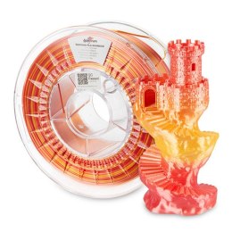 Spectrum 3D filament, PLA Silk Rainbow, 1,75mm, 1000g, 81017, fire-red