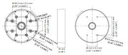 UCHWYT KAMERY DS-1280ZJ-DM55(BLACK) Hikvision