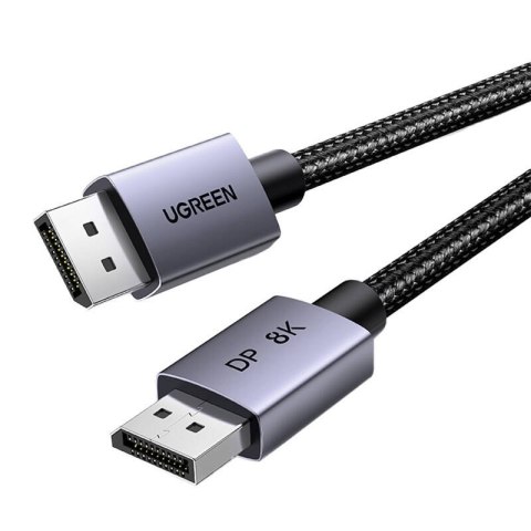 Kabel DisplayPort 1.4 Ugreen DP120, 8K 60Hz, 32.4Gbps, 2m (czarny)