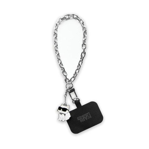 Karl Lagerfeld Universal Hand Strap Choupette - Smyczka / zawieszka do telefonu (srebrny)