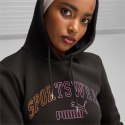 Bluza damska Puma Ess+ Logo LAB Hoodie FL czarna 682987 01