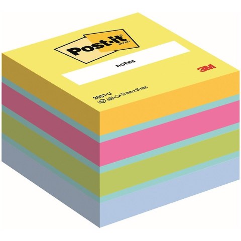 Karteczki Post-it 51x51mm (2051-U) mix kolorów (400)