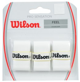 Owijka Wilson Pro Sensation Feel Overgrip 3 szt. biała WRZ4010WH