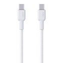 Kabel USB-C do USB-C Aukey CB-NCC2, 60W, 1.8m (biały)