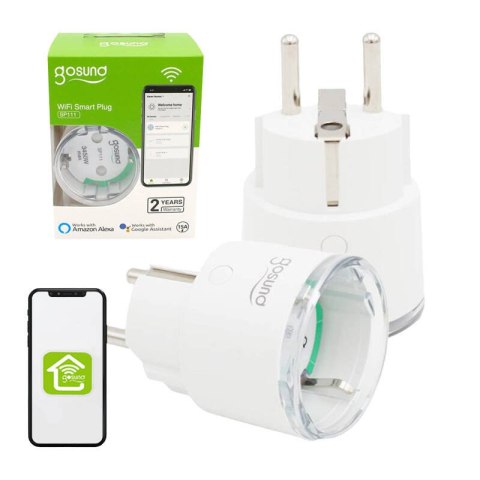 Inteligentne gniazdko WiFi Gosund SP111 3680W 16A, Tuya 2-pak Inteligentne gniazdko WiFi Gosund SP111 3680W 16A, Tuya 2-pak