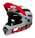 Kask full face BELL SUPER AIR R MIPS SPHERICAL matte gloss white infrared roz. S (52-56 cm) (NEW)