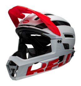 Kask full face BELL SUPER AIR R MIPS SPHERICAL matte gloss white infrared roz. S (52-56 cm) (NEW)