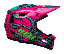 Kask full face BELL SANCTION 2 DLX MIPS bonehead gloss pink turquoise roz. L (57-59 cm) (NEW) (LIMITED EDITION)